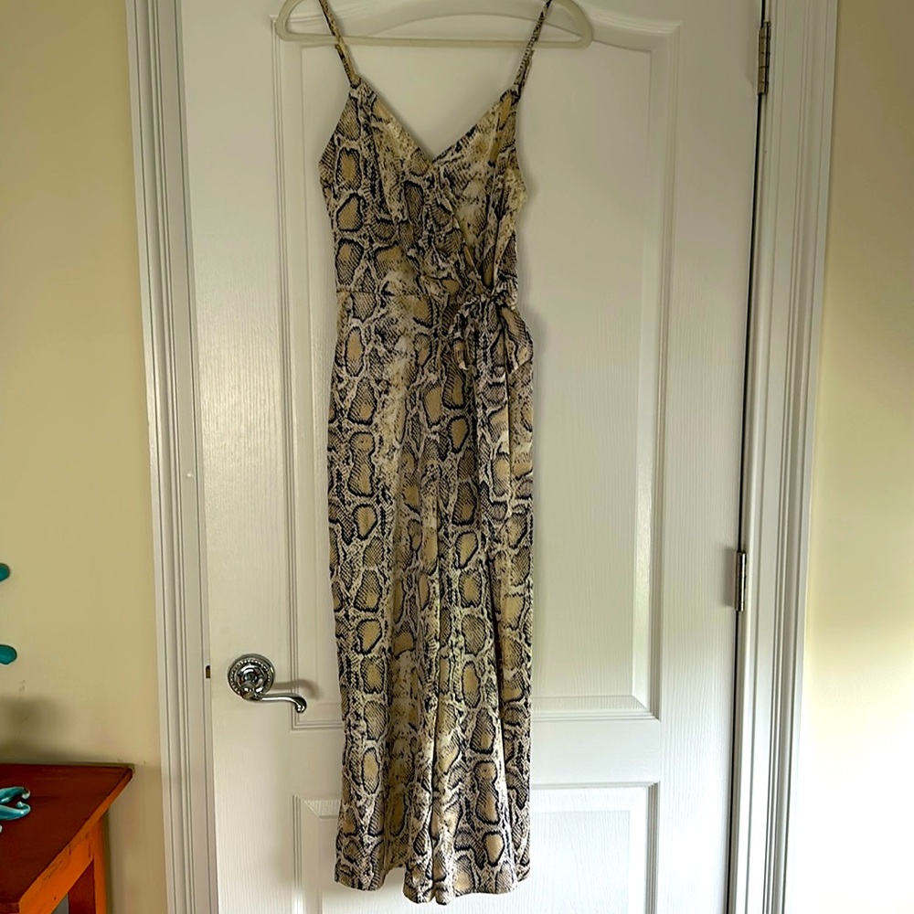 Snakeskin jumpsuit
